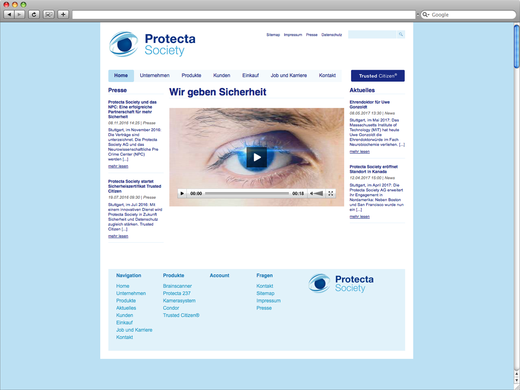 Protecta Society Seite für Alpha 07