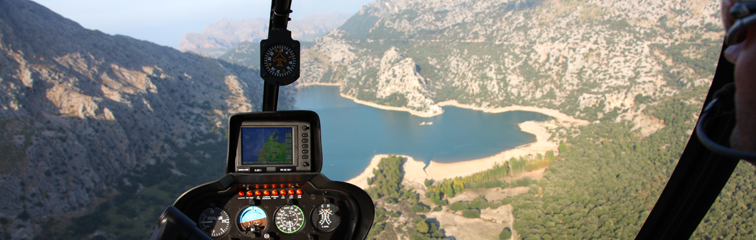 burnabit hebt auf Mallorca mit rotorflug helicopters SL ab